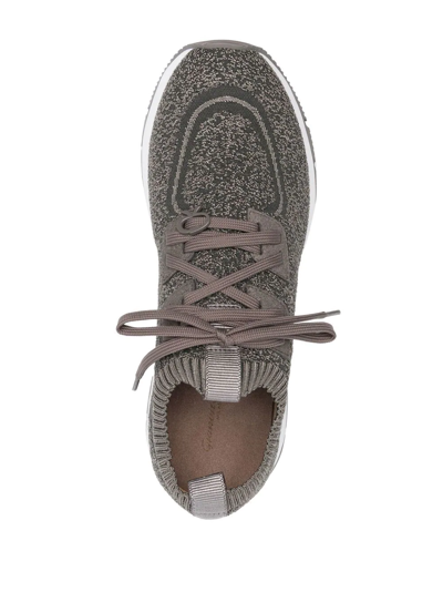 Shop Gianvito Rossi Glover Low-top Sneakers In Grey