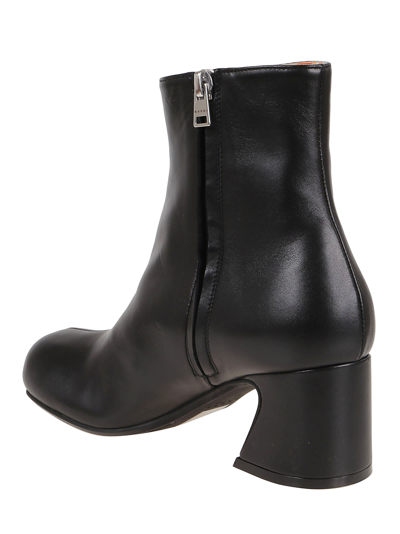 Shop Marni Ankle Boot W/zip 6 In Black