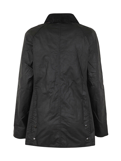 Shop Barbour Beadnell Wax Jacket In Black