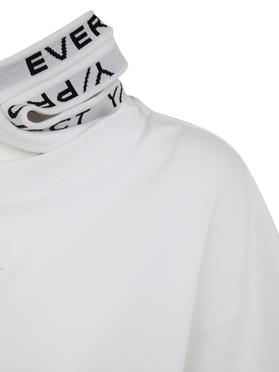 Shop Y/project Classic Three Collar T-shirt In White