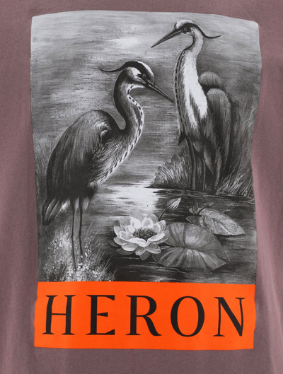 Shop Heron Preston Heron Censored Ss Tee In Grey Yellow
