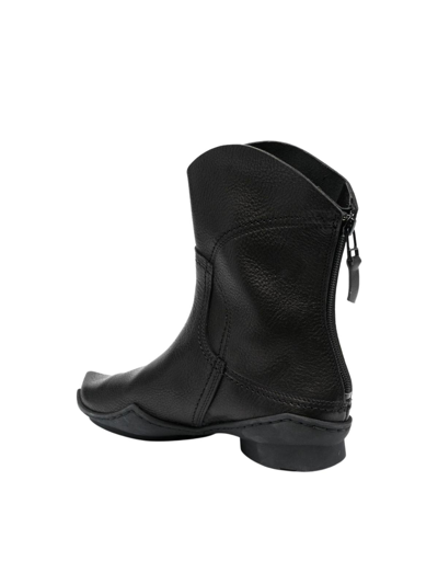 Shop Trippen Stagger Cowboy Ankle Boots In Black