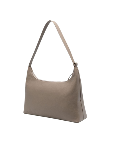 Shop Aesther Ekme Duffle Shoulder Bag In Grain Taupe