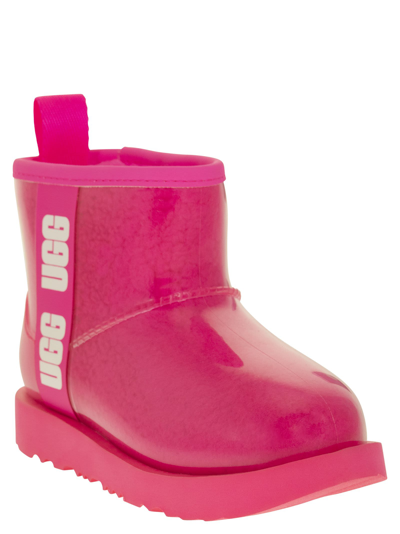 Shop Ugg Classic Clear Mini Ii - Boots In Pink Fluo