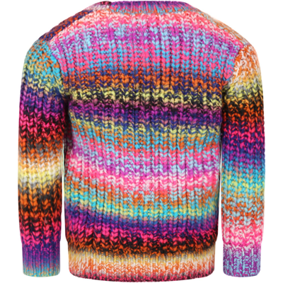 Shop Stella Mccartney Multicolor Cardigan For Girl