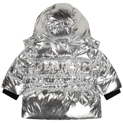 Shop Givenchy Hooded Jacket In Gray