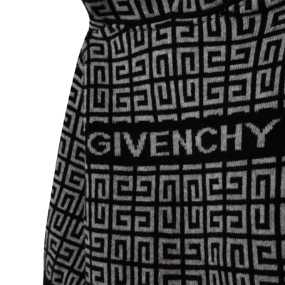 Shop Givenchy 4g Hoodie In Nero-grigio