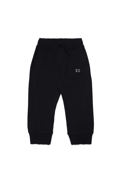 Shop Dsquared2 Sport Trousers With Print In Black