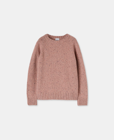 Shop Aspesi Pink Melange Sweater