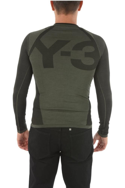 Shop Adidas Y-3 Yohji Yamamoto Men's Green T-shirt