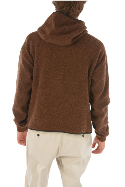 Shop Ermenegildo Zegna Men's Brown Other Materials Outerwear Jacket