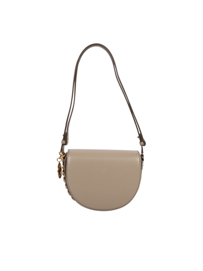 Shop Stella Mccartney Frayme Shoulder Bag In Brown