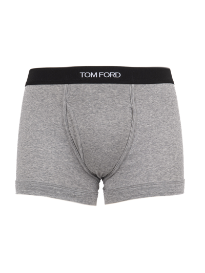 Shop Tom Ford Bipack Boxer Brief In Grey/black
