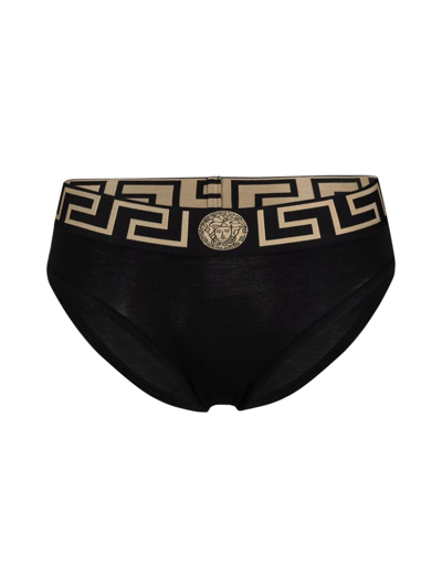 Shop Versace Underwear In Black