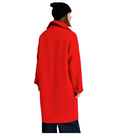 Essentiel Antwerp Antwerp Red Double breasted Wool blend Coat ModeSens