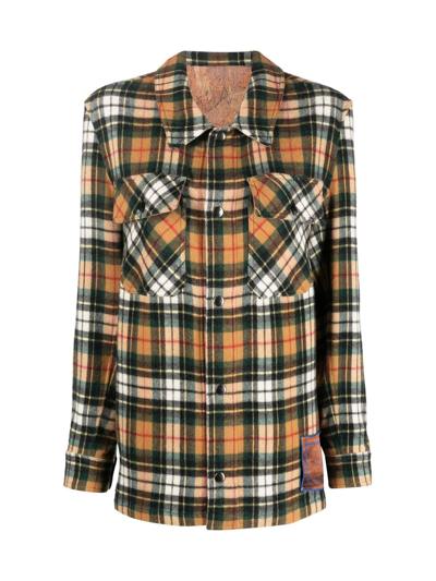 Shop Pierre-louis Mascia Shirt Jacket In Multi