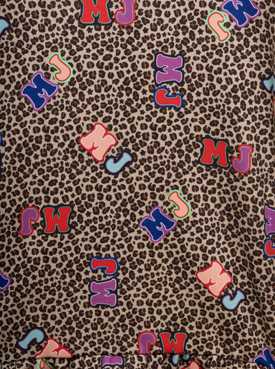 Shop Marc Jacobs Kids Girls Leopard Dress With Hood In Multicolor