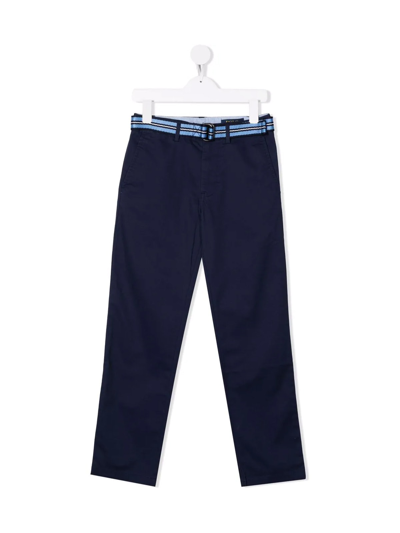 Shop Polo Ralph Lauren Bedford-pants-flat Front In New Port Navy