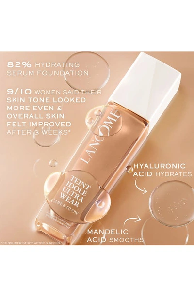 Shop Lancôme Teint Idole Ultra Wear Care & Glow Serum Foundation In 330n