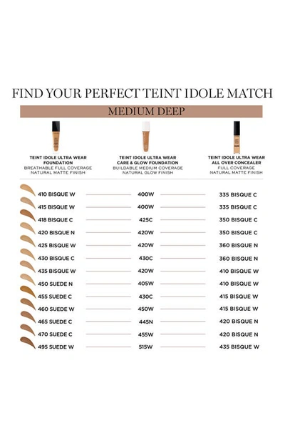 Lancôme Teint Idole Ultra Wear Care & Glow Foundation​ With Hyaluronic Acid 405w 1 oz / 30 ml