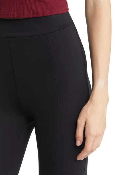 Commando Ceo Zip Hem Neoprene Pull-on Pants In Black