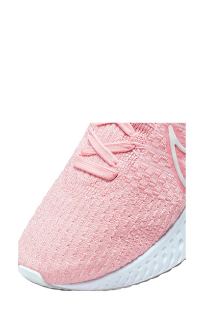 Shop Nike React Infinity Flyknit Running Shoe In Pink Glaze/ White/ Pink