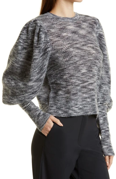 Shop Ted Baker Valma Juliet Sleeve Sweater In Dark Grey