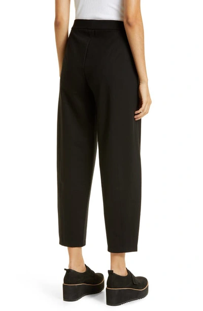Eileen Fisher Ankle Lantern Pants In Black