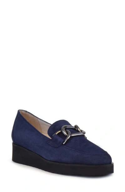 Shop Amalfi By Rangoni Ema Loafer In New Navy Cashmere