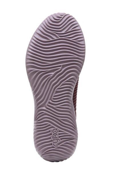 Shop Ryka Echo Knit Slip-on Sneaker In Purple Grape