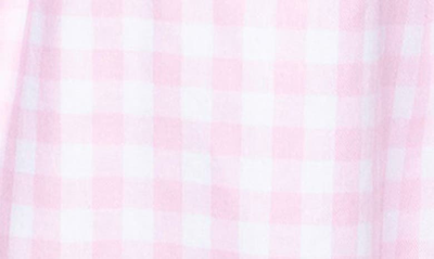 Shop Petite Plume Delphine Gingham Nightgown In Pink