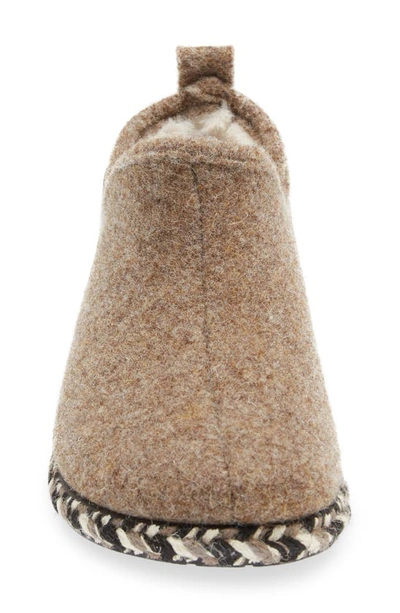 Shop Toni Pons Duna Faux Fur Lined Slipper In Taupe
