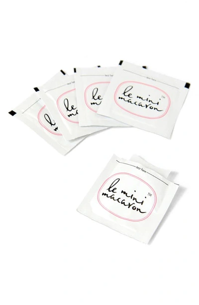 Shop Le Mini Macaron Set Of 100 Gel Manicure Remover Pads In White