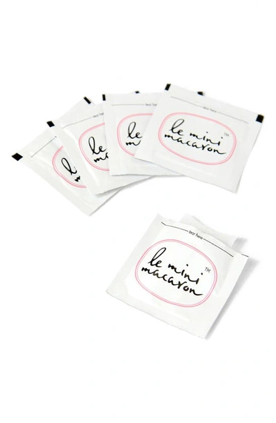 Le Mini Macaron Set Of 100 Gel Manicure Remover Pads In White