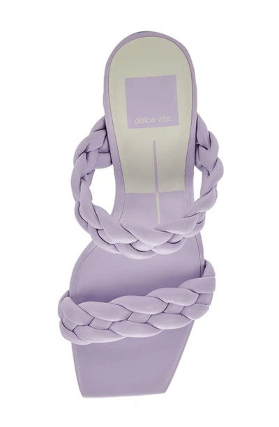Shop Dolce Vita Paily Braided Sandal In Lilac Stella