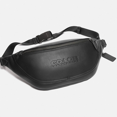 Shop Coach League Belt Bag In Color<lsn_delimiter>black Copper/black
