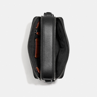 Coach Charter Crossbody 24 In Black Copper/black