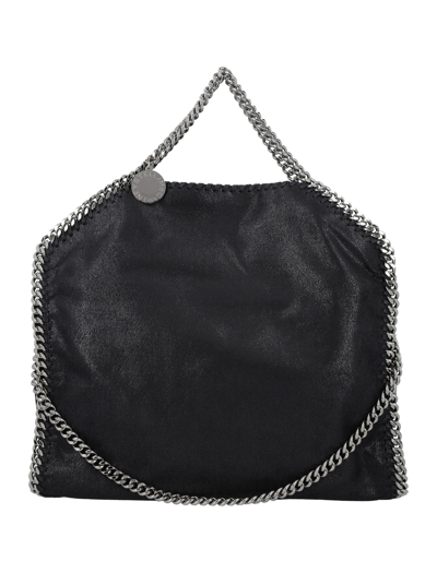 Shop Stella Mccartney 3 Chain Falabella Tote Bag In Black