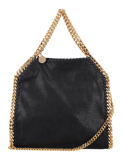 Shop Stella Mccartney Falabella Mini Tote Bag In Black