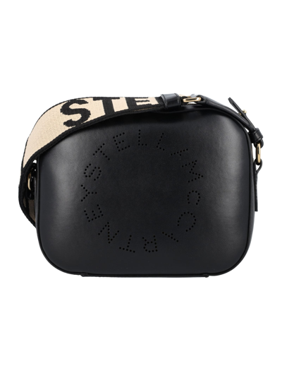 Shop Stella Mccartney Stella Logo Mini Bag In Black