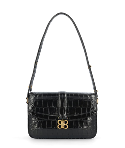 Shop Balenciaga Lady Small Shoulder Bag In Black