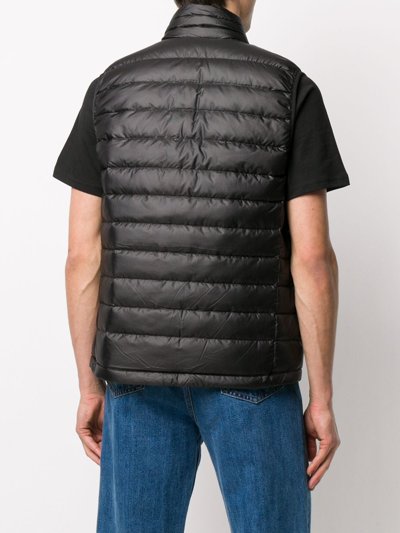 Shop Patagonia Classic Puffer Vest Jacket In Black