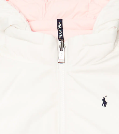 Shop Polo Ralph Lauren Reversible Puffer Jacket In Nevis/hint Of Pink