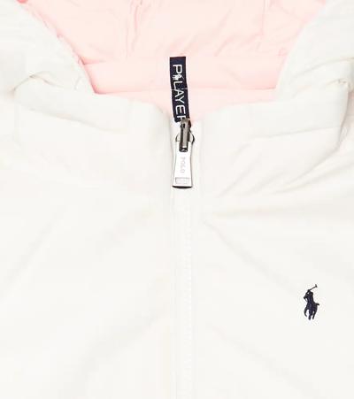 Polo Ralph Lauren Reversible Puffer Jacket In Nevis/hint Of Pink