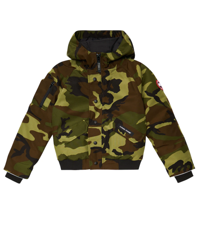 Shop Canada Goose Rundle Printed Down Jacket In Classic Camo