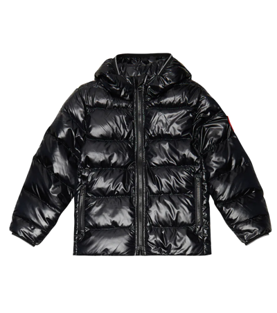 Shop Canada Goose Crofton Down Jacket In Black