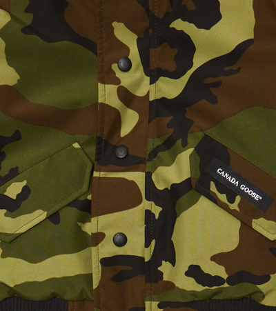 Shop Canada Goose Rundle Printed Down Jacket In Classic Camo