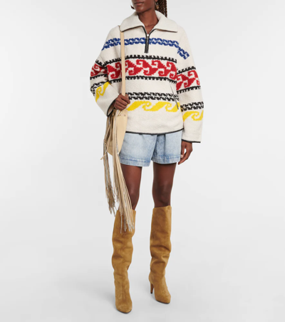 Isabel Marant Lispa Suede Knee-high Boots In Taupe