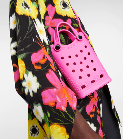Shop Balenciaga X Crocs&trade; Phone Pouch In Pink