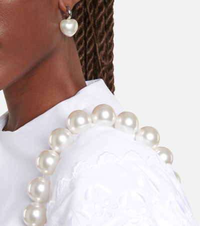 Shop Simone Rocha Faux Pearl Earrings